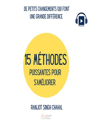 cover image of 15 MÉTHODES PUISSANTES POUR S'AMÉLIORER